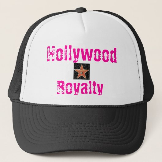 Mijn ster, Hollywood, Royalty vrachtwagenhoed Trucker Pet (Voorkant)