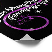 Mijn sterke veerkrachtige fibromyalgie Warrior Awa Poster (Hoek)