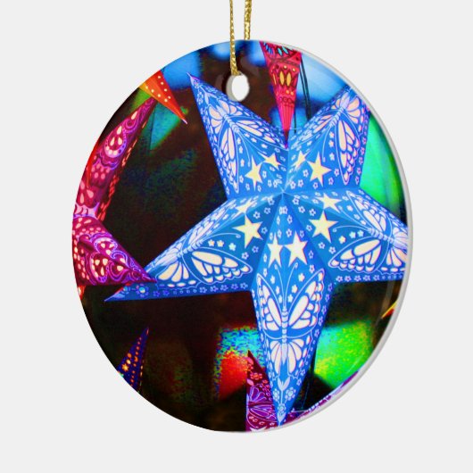 Mijn sterren! Het is bijna Kerstmis. Keramisch Ornament (Links)