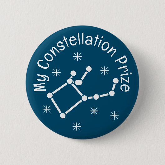 Mijn sterrenbeeld prijs knop feest gunst ronde button 5,7 cm (Voorkant)