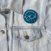 Mijn sterrenbeeld prijs knop feest gunst ronde button 5,7 cm (In situ)