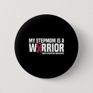 Mijn stiefmoeder is een Warrior Brain Aneurysm Awa Ronde Button 5,7 Cm