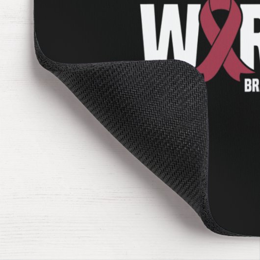 Mijn stiefvader is een Warrior Brain Aneurysm Awar Muismat (Hoek)