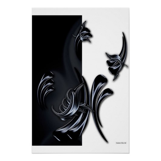 "Mijn stijgende projectie", glanzend Poster (Voorkant)