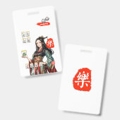 Mijn Stijl mahjong Badge (Front & Back)