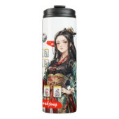 Mijn Stijl mahjong Thermosbeker (Voorkant)