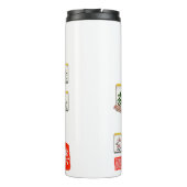 Mijn Stijl mahjong Thermosbeker (Achterkant)
