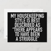 Mijn stijl van de Bewaring wordt het best beschrev Briefkaart (Voorkant / Achterkant)