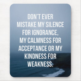 Mijn stilzwijgende offerte muismat