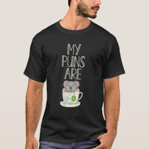Mijn stippen zijn Koala Tea voor een Drink zwarte T-shirt