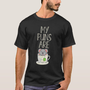 Mijn stippen zijn Koala Tea voor een Drink zwarte T-shirt
