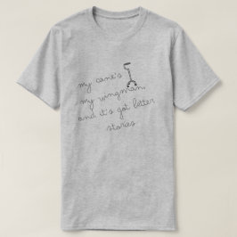 Mijn stok is mijn wingman t-shirt