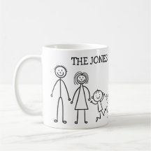 Mijn stokfiguurfamilie