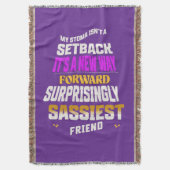 Mijn stoma is geen terugval deken (Voorkant Verticaal)