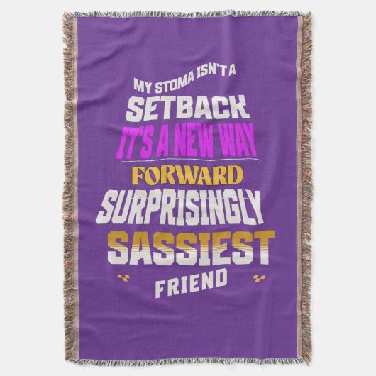 Mijn stoma is geen terugval deken (Voorkant Verticaal)