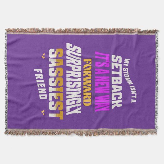 Mijn stoma is geen terugval deken (Voorkant)