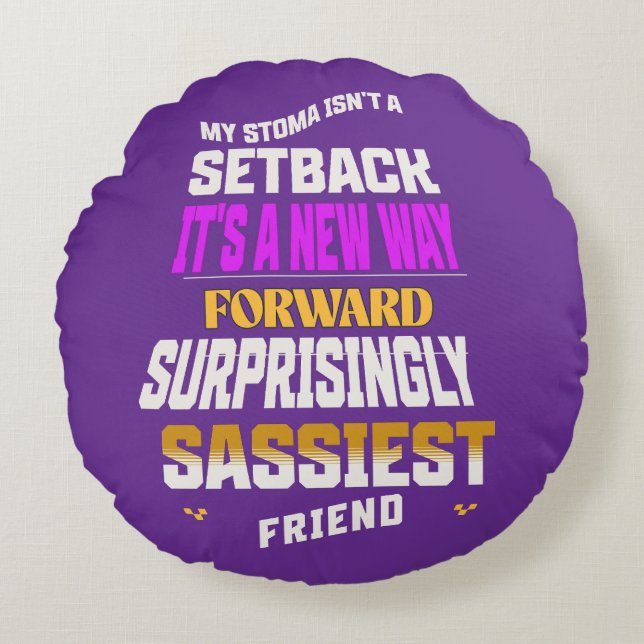 Mijn stoma is geen terugval rond kussen (Voorkant)