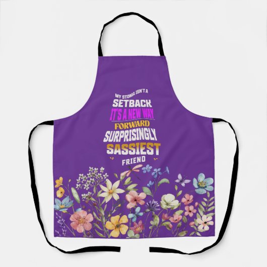 Mijn stoma is geen terugval schort (Voorkant)