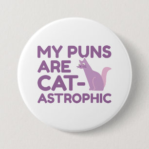 Mijn straf is catastrofaal ronde button 7,6 cm