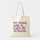 Mijn straf is catastrofaal tote bag (Achterkant)