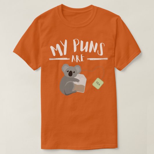 Mijn straf is Koala Tea 1 T-shirt (Design voorkant)