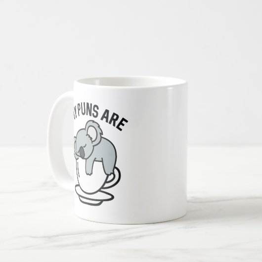 Mijn straf is Koala Tea Coffee Mok (Voorkant links)