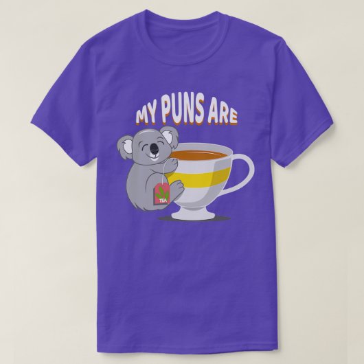 Mijn straf is Koala Tea T-shirt (Design voorkant)