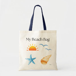 Mijn strandtas tote bag