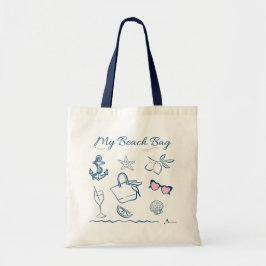Mijn strandtas tote bag