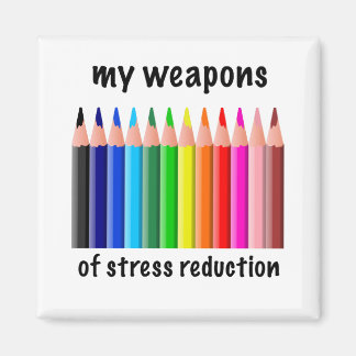 Mijn stressverlagende wapens voor coloristen magneet