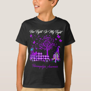 Mijn strijd is mijn gevecht Fibromyalgie bewustzij T-shirt