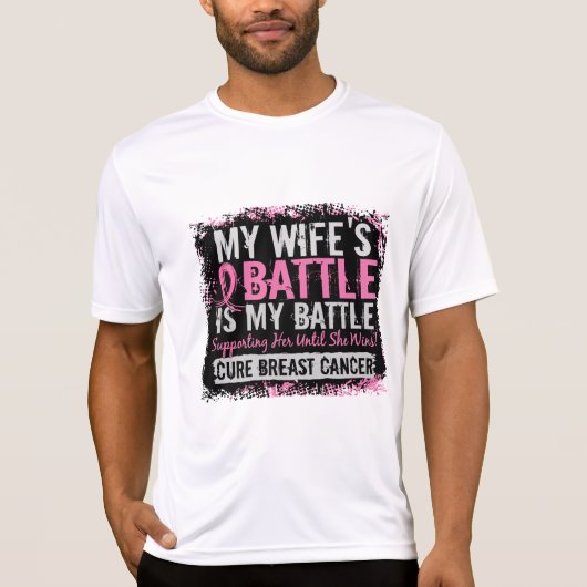 Mijn strijd om 2 borstkankervrouwen t-shirt (Voorkant)