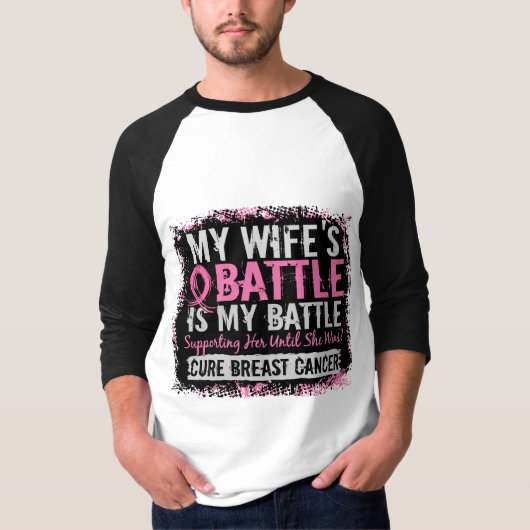 Mijn strijd om 2 borstkankervrouwen t-shirt (Voorkant)