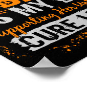 Mijn strijd om 2 leukemievrouwen poster (Hoek)