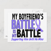 Mijn strijd om boyvriend Esophageal-kanker Briefkaart (Voorkant / Achterkant)