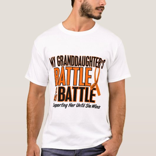 Mijn strijd om kleindochter Leukemie T-shirt (Voorkant)