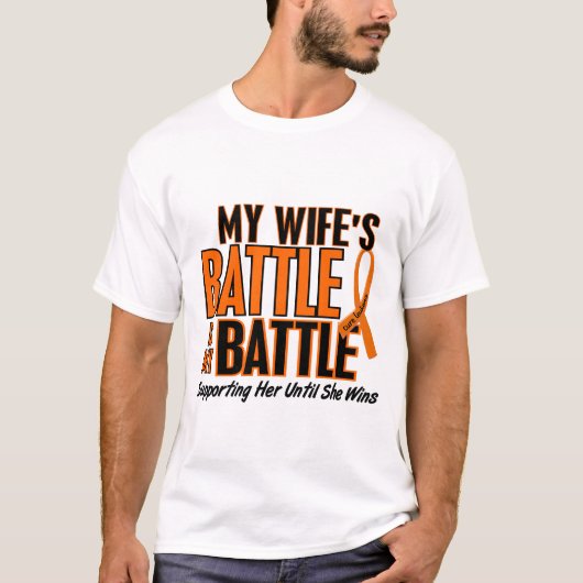 Mijn strijd om leukemie bij vrouwen t-shirt (Voorkant)