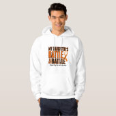 Mijn strijd om leukemie te slachten hoodie (Voorkant volledig)