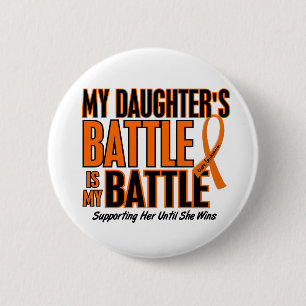 Mijn strijd om leukemie te slachten ronde button 5,7 cm