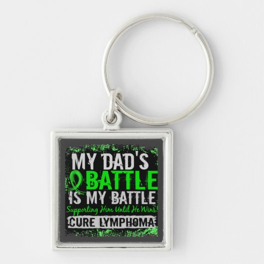 Mijn strijd te 2 Lymfoom papa Sleutelhanger (Voorkant)
