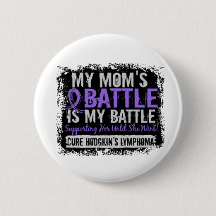 Mijn strijd te 2 mama Hodgkins Lymphoma Ronde Button 5,7 Cm