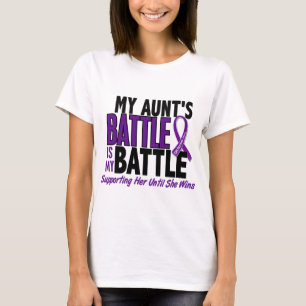 Mijn strijd te tante Pancreatic Cancer T-shirt
