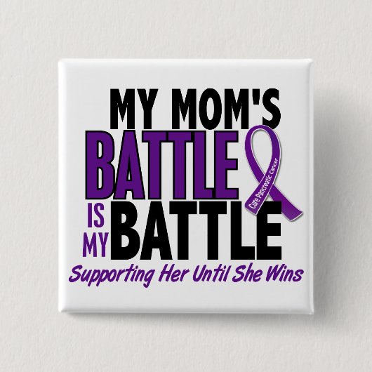 Mijn strijd tegen mam-pancreaskanker vierkante button 5,1 cm (Voorkant)