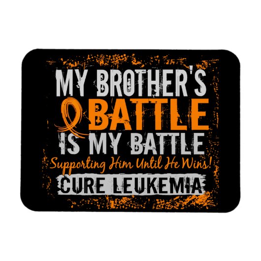 Mijn strijd voor 2 leukemiebroer magneet (Horizontaal)