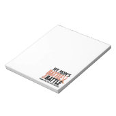 Mijn strijd voor mama baarmoederkanker notitieblok (Linkerzijde)
