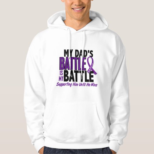 Mijn strijd voor pap Pancreas-kanker Hoodie (Voorkant)