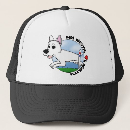 Mijn stropdas houdt van behendigheid trucker pet (Voorkant)