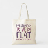 Mijn stroper is heel vlak tote bag (Achterkant)