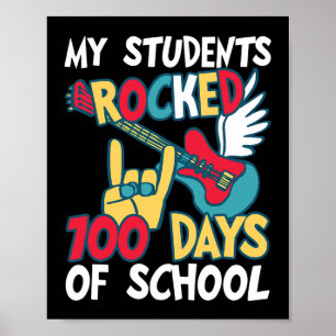 Mijn studenten brachten 100 dagen van de school vo poster