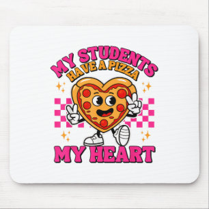 Mijn studenten hebben een pizza hart grappige lera muismat
